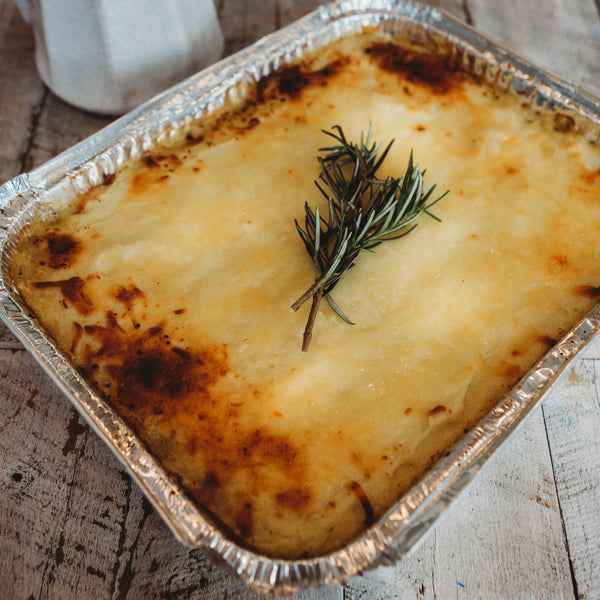 SHEPHERDS PIE WITH POTATO MASH TOPPING